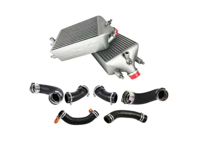 High Performance Aluminium Intercooler and Pressure Pipe Kit. Porsche 991.1 turbo - 99111064073, 99111063973, 99111064072, 99111063972 - 8112